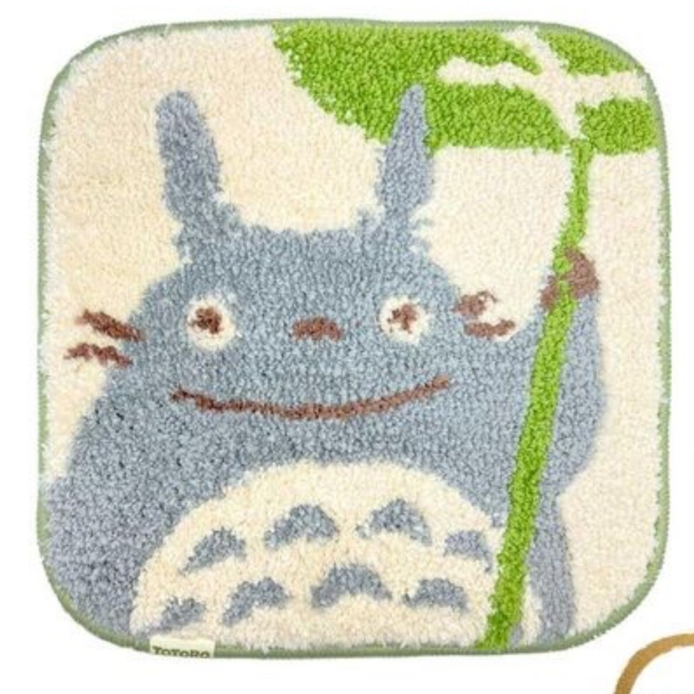 BNWT Japan 38cm Totoro Square Seat cushion / Floor mat Studio Ghibli